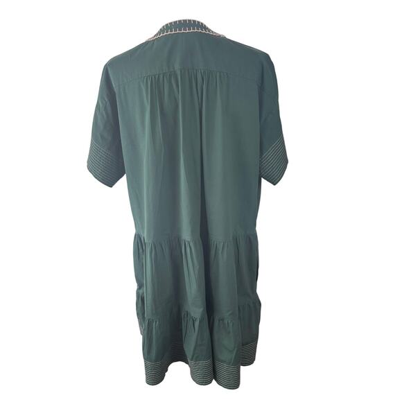 Tuckernuck Pomander Place Tiered Short Sleeve Short Dress Size Large - Picture 4 of 11